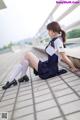 Coser@雯妹不讲道理 No.005: JK (20 photos)